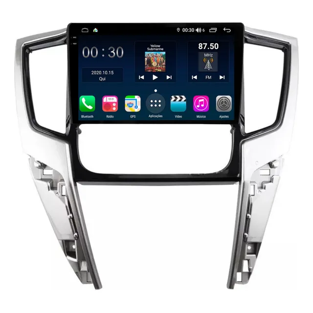 Multimidia Aikon Proton L200 Triton Sport 2021 2023 128gb 9'
