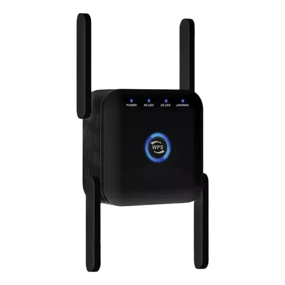 Repetidor Sem Fio 5g Amplificador Wi-fi Sinal Do Roteador