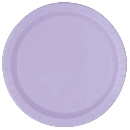 Platos De Pastel De Papel De Lavanda, 8ct