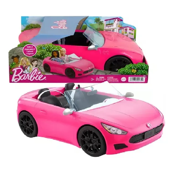 Vehículo Auto Barbie Descapotable Deportivo