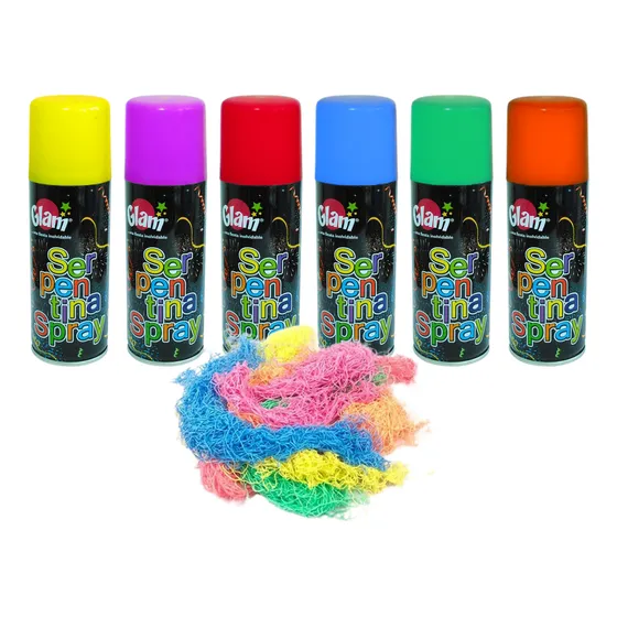 Serpentina En Spray De 250ml Para Navidad & Año Nuevo