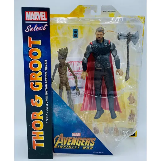 ### Diamond Marvel Select Avengers Infinity War Thor & Groot