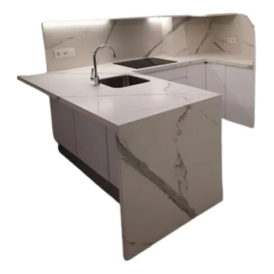 Mesada De Cocina En Granito, Cuarzo, Mármol Y Porcelánico 