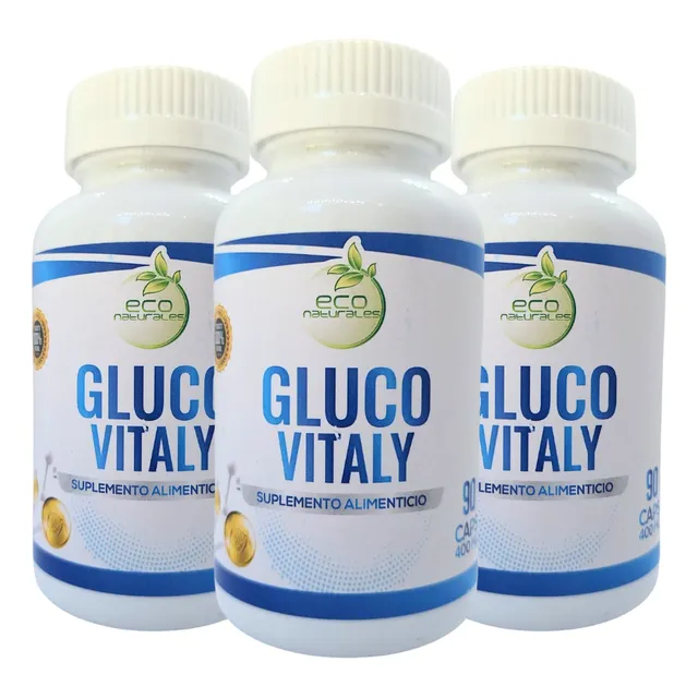 Regula Glucosa Naturalmente Suplemento Gluco Vitaly X3 Un