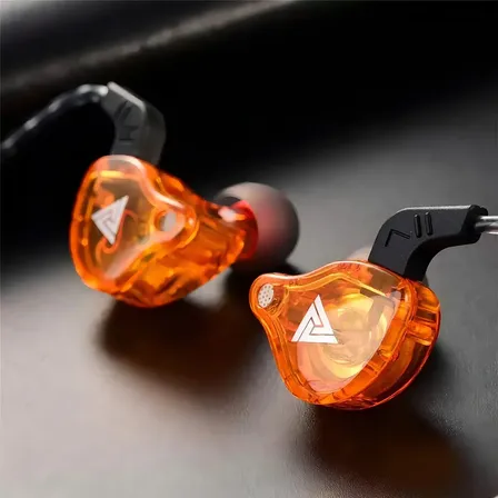 Fone de Ouvido In-ear QKZ AK6 Gamer com Microfone Redução Ruído Preto