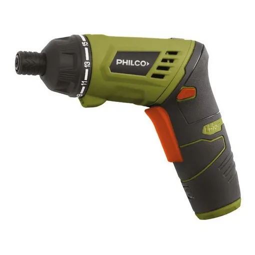 Atornillador Inalámbrico Philco Di331p Accesorios Linterna M Color Gris