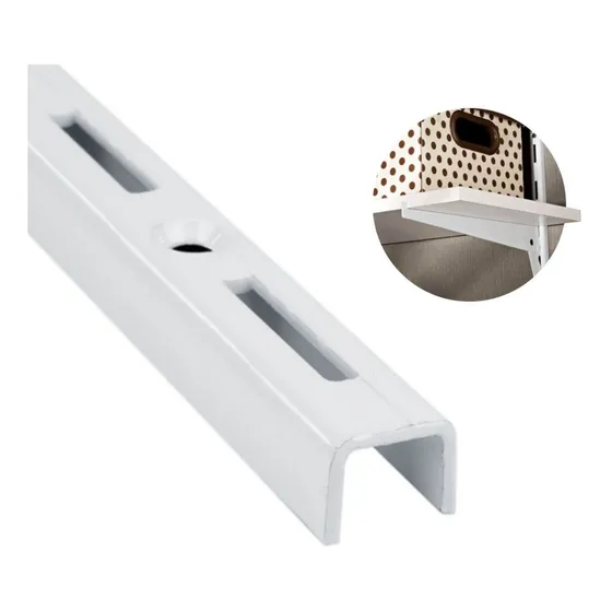 Cremalheira Branco Prateleira Com Regulagens 1 Metro R2664