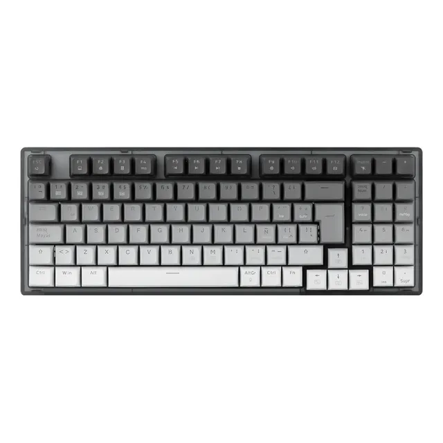 Teclado Gamer Mecanico Español Latino Bluetooth Ergonomico