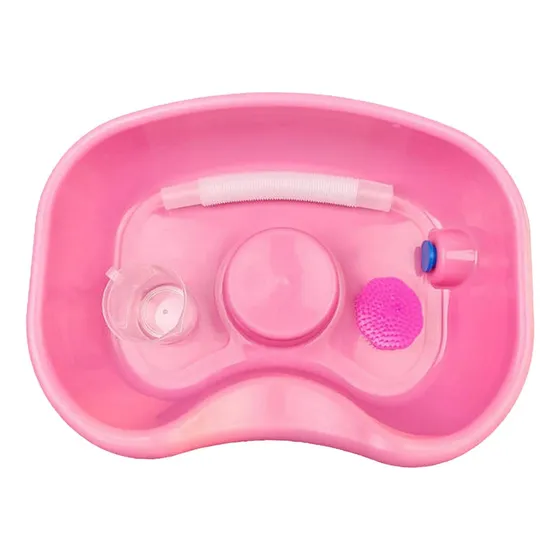 Lavabo De Cabecera Para Champú, Lavado De Cabello En Rosa