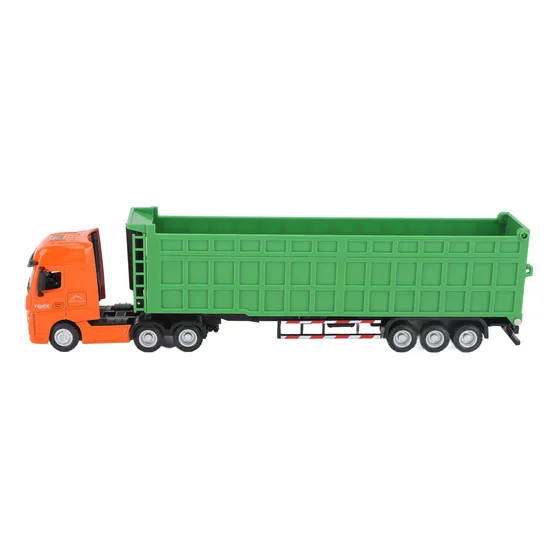 Caminhão Basculante Em Escala 1:50 Modelo Moldado Sob Pressã