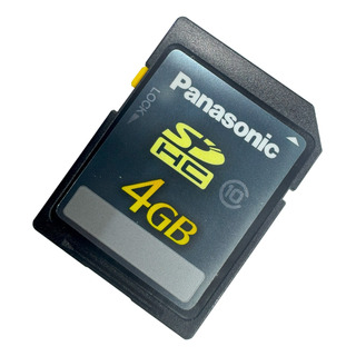Cartão De Memória Sdhc Panasonic 4gb Classe 10 - Original Cartão De Memória Sdhc Panasonic 4gb Classe 10 - Original