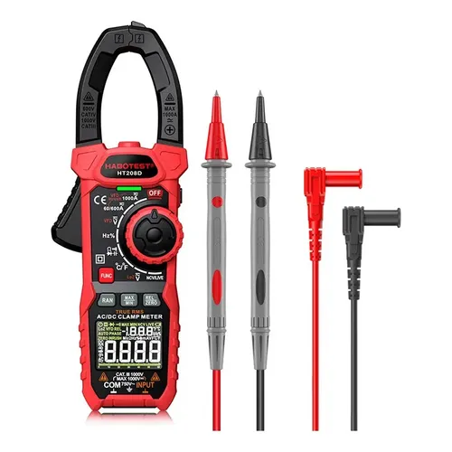 Ht208d Pinza Amperímetro Digital Habotest 60a/600a/1000a