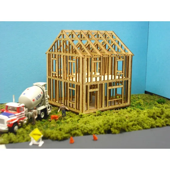 Train Time Laser Escala Corte Casa Kit Construccion