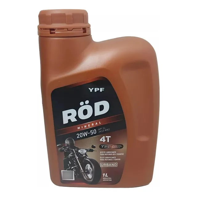 Aceite Ypf Rod Mineral 20w 50 4t 1 Litro  - Max Motopartes