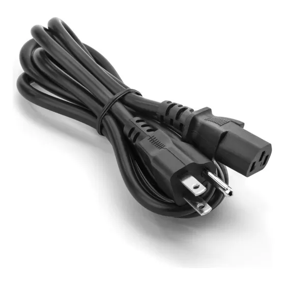 Cable Poder Corriente Fuente Cpu Computadora Monitor X 3