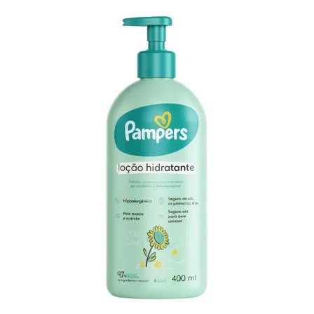 Loção Hidratante Pampers Girassol 400ml - Pele Nutrida