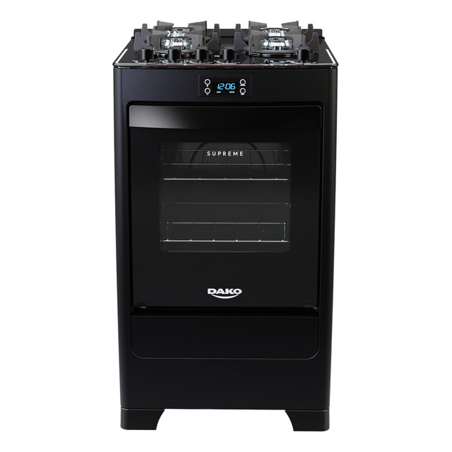 Fogão 4 Bocas Preto Com Mesa De Vidro E Timer Digital Dako Supreme Black Glass 127v/220v 6... Fogão 4 Bocas Preto Com Mesa De Vidro E Timer Digital Dako Supreme Black Glass 127v/220v 6...