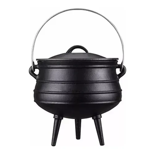 Ollas De Hierro Marmita 4lt. Color Negro