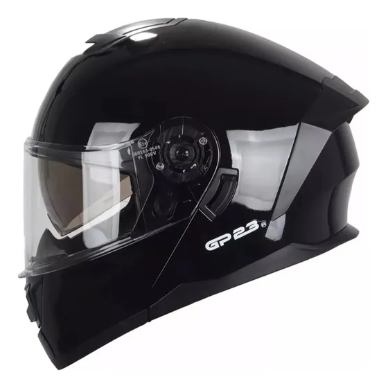 Casco Para Moto Gp 23 Rebatible Doble Visor Gmbikes Lisos