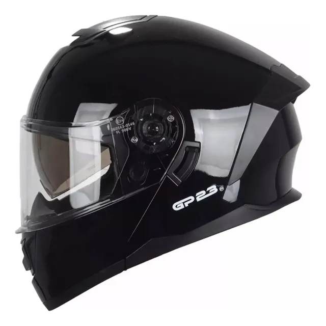 Casco Para Moto Gp 23 Rebatible Doble Visor Gmbikes Lisos