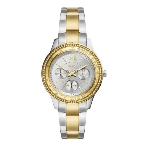 Relógio Fossil Feminino Stella Bicolor Es5107/1kn