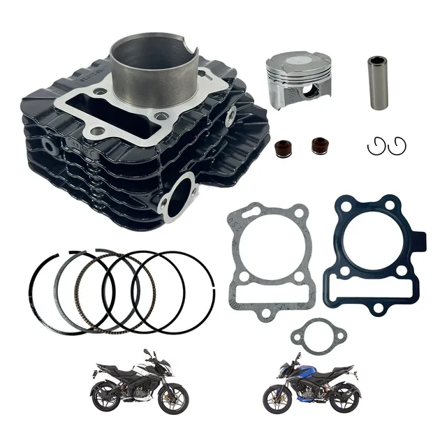 Kit Cilindro Piston Completo Para Bajaj Pulsar Ns160 58mm
