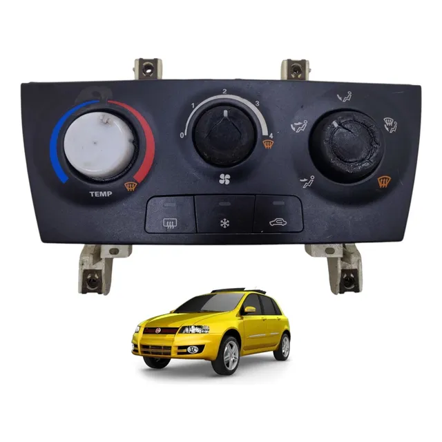 Moldura Comando Ar Condicionado Fiat Stilo 2004 2009 (usado)