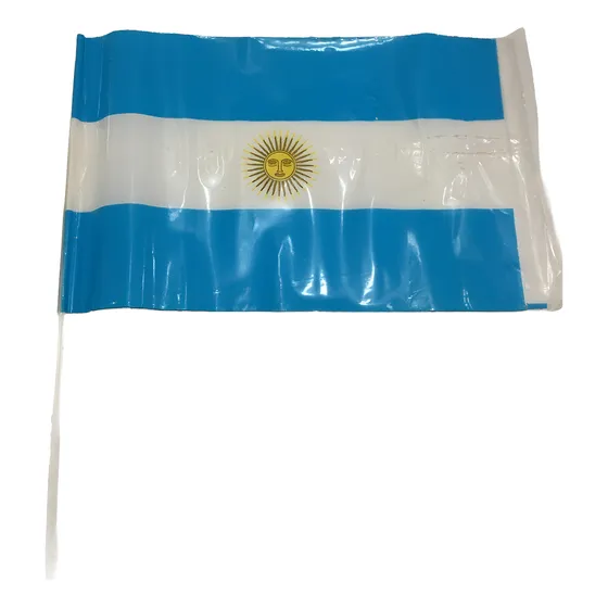 Banderas Plásticas Argentina X 25u 40x60cm