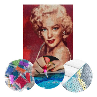 F Kit De Pintura De Diamante Diy 5d 30x40 Marilyn Puzzle F Kit De Pintura De Diamante Diy 5d 30x40 Marilyn Puzzle