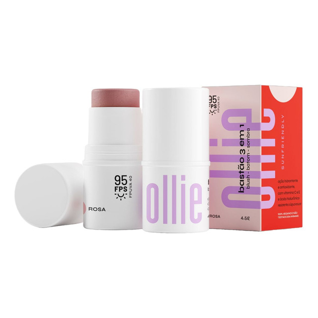 Ollie Blush Batom E Sombra Fps 95 Rosa Ollie Blush Batom E Sombra Fps 95 Rosa