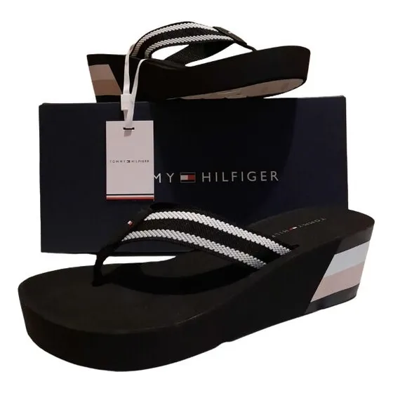 Sandalias Cuña Tommy Hifiger 6464bds