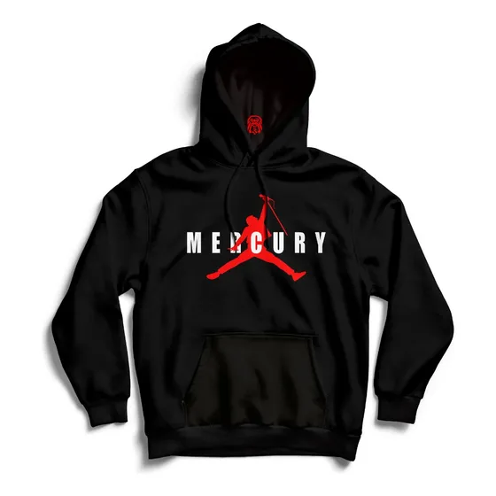 Polera Capucha Banda  Freddie Mercury Jordan