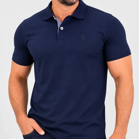 Camisa Gola Polo Masculina Algodão Premium P Ao Plus Size