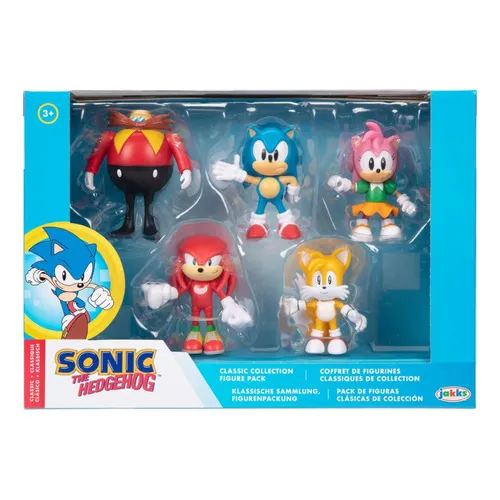 Sonic The Hedgehog - 5 Pack - Figuras Clasicas Coleccion