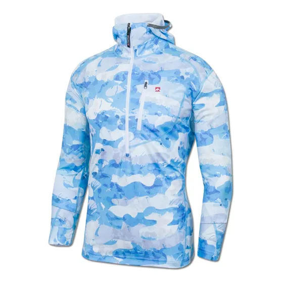 Remera Iguazú M/l Hombre Upf+50 Pesca Montañismo Ski Ansilta