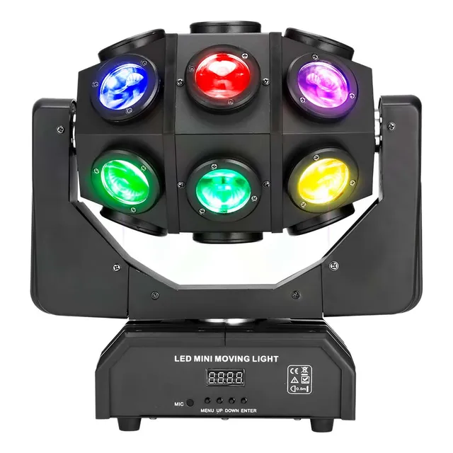 Cabeza Móvil Led Dj Robotica Magic Ball 18*10w Laser + Beam