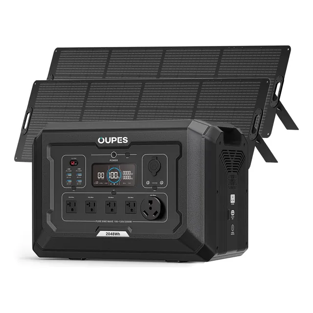 Oupe Estacion Energia Portatil Mega Panel Solar Bateria Wh