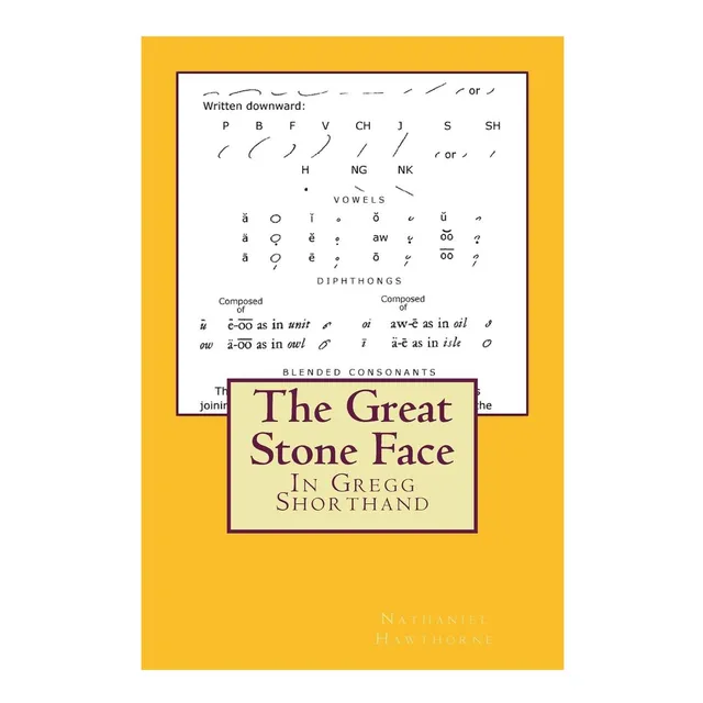Libro: El Gran Rostro De Piedra En Taquigrafía De Gregg