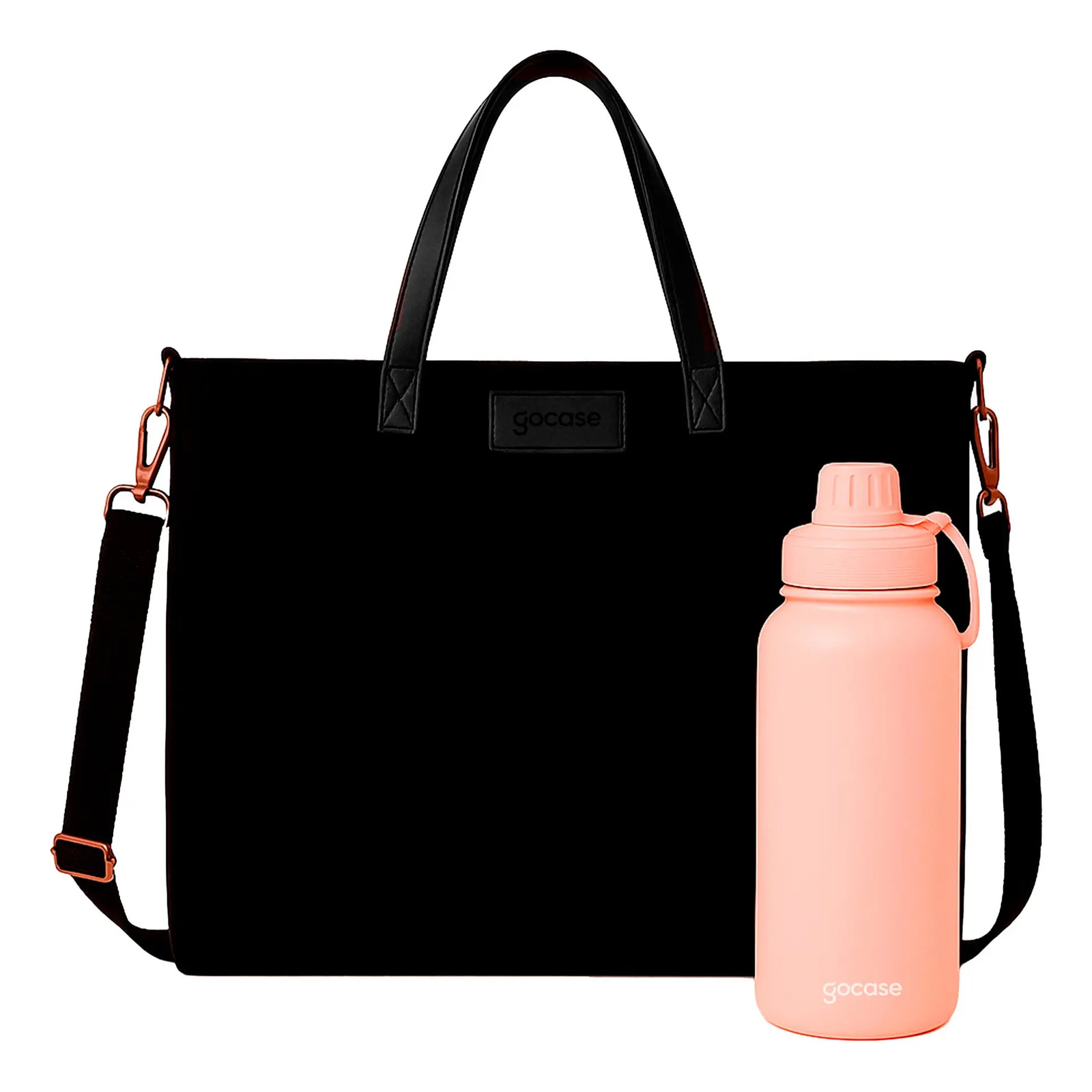 Kit Bolsa Tote Daily Gocase + Garrafa Termica Fresh 950ml