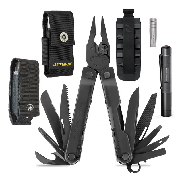 Kit Multiherramienta Rebar Leatherman Y Linterna Ledlenser