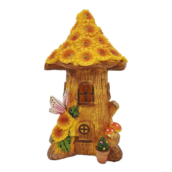 Decoracion Jardin Casa Hada Regalo Estatua Solar Al