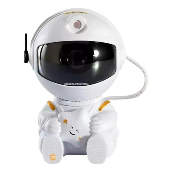 Lampara Proyectora Galaxia Estrellas Astronauta Luz Led Rgb