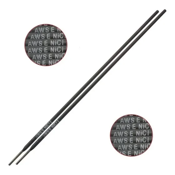 2 Varetas De Eletrodo Solda Ferro Fundido 2,5mm 99% Limavel