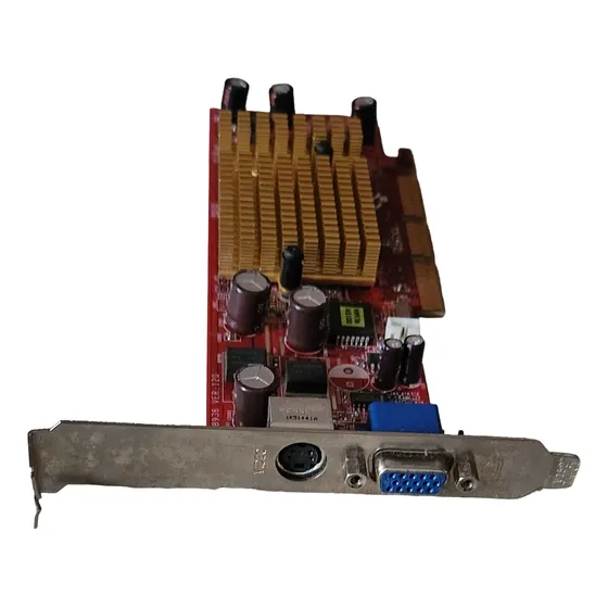 Placa Video Agp Geforce Mx4000 128mb Funcionando!!