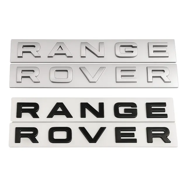 Letras Capô Range Rover Sport Evoque Com Gabarito E Adesivo