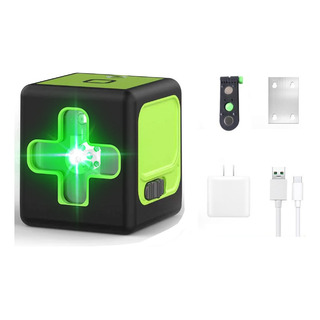 Nivel Láser Pequeño Multifuncional Portátil, Luz Verde 2 Lín Nivel Láser Pequeño Multifuncional Portátil, Luz Verde 2 Lín