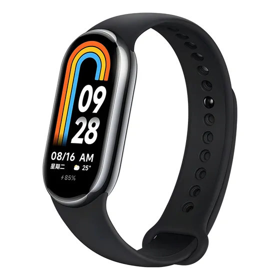 Xiaomi Smart Band Mi Band 8 display de 1.62" con correa de tpu con correa color negro