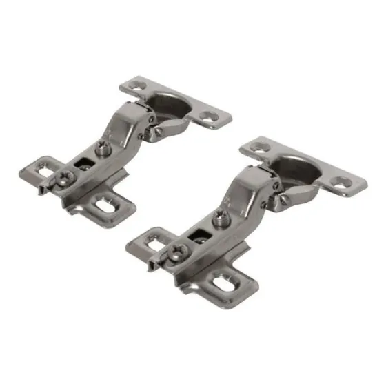 Set 50 Bisagra Puerta Mueble Semi Curva 26mm Click Ducasse