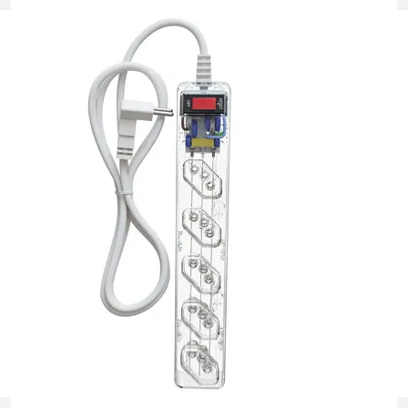Filtro De Linha Com Protetor Contra Surtos (dps) - 127/220 Volts - 10 Amperes - 5 Tomadas - 3 Pinos - Iclamper Energia 5 - Lcf - Transparente