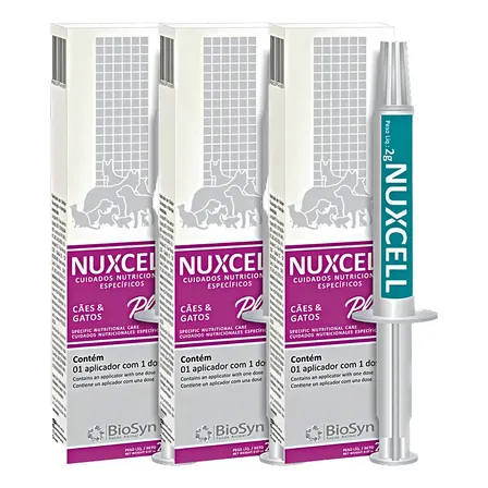 Combo 3 Nuxcell Plus - Ampola 2g